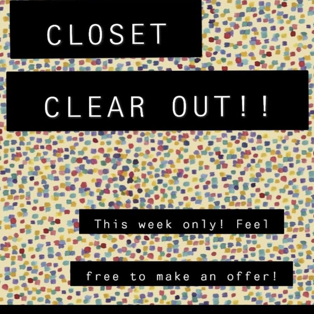 Closet Clear Out